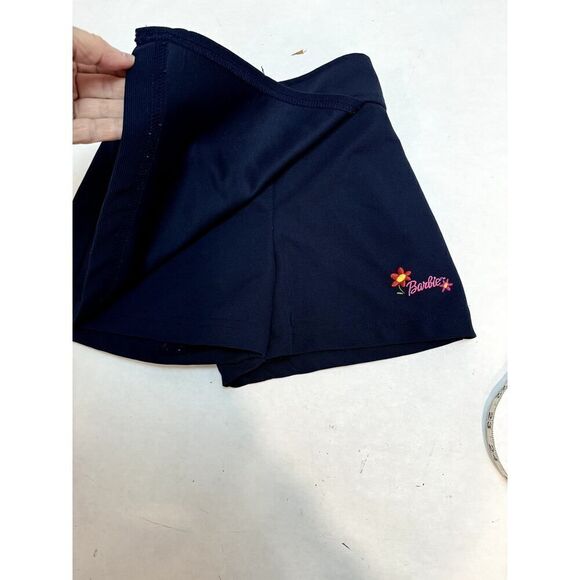 Vintage 2000 Y2K Barbie Embroidered Skort Navy Blue - Girls Size 5 - Picture 6 of 9